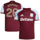 WINNERS #26 Aston Villa Home Fans Soccer Jersey 2025/26 ★★