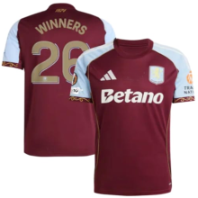 WINNERS #26 Aston Villa Home Fans Soccer Jersey 2025/26 ★★