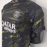 KVARATSKHELIA #7 PSG x Labubu Dark Night Edition Black Player Version Jersey 2025/26 拉布布字体 ★★