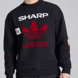 1990/1992 M Utd Black Retro Long Sleeve Sweater Jersey