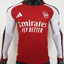 2026/27 ARS Home Red Player Version Long Sleeve Soccer Jersey