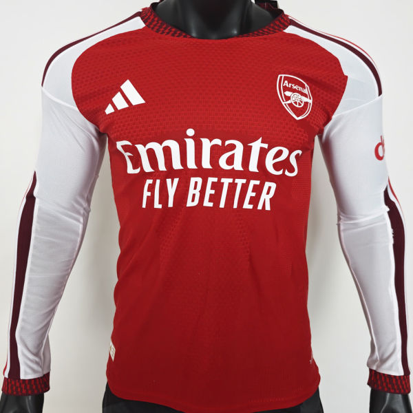 2026/27 ARS Home Red Player Version Long Sleeve Soccer Jersey