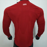 2026/27 M Utd Home Red Player Version Long Sleeve Soccer Jersey