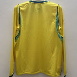 2026/27 Brazil Home Yellow Fans Long Sleeve Soccer Jersey
