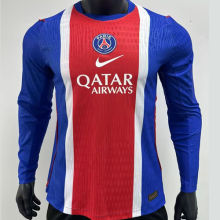 2026/27 PSG Home Blue Player Version Long Sleeve Soccer Jersey