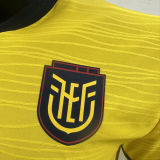 2026/27 Ecuador Home Yellow Player Version Soccer Jersey