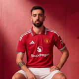 2026/27 M Utd Home Red Fans Long Sleeve Soccer Jersey