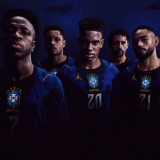 NEYMAR JR #10 Brazil 1:1 Quality Away Blue Fans Soccer Jersey 2026/27 ★★