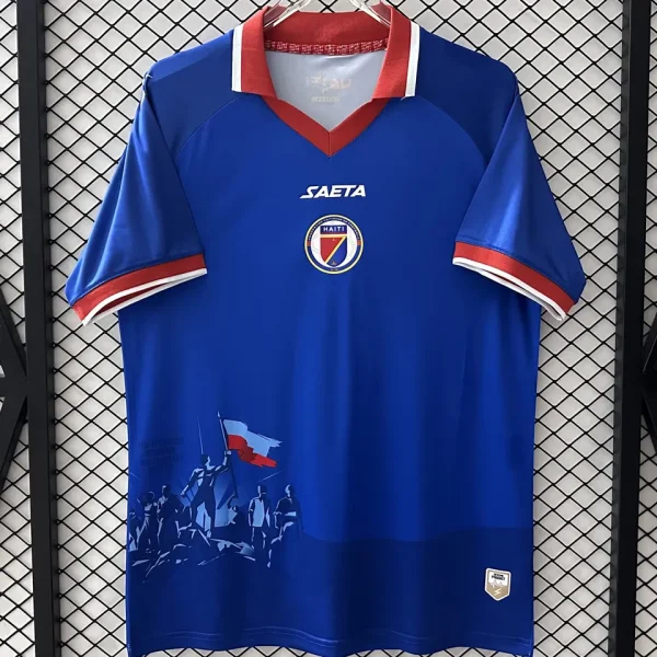 2026/27 Haiti Home Blue Fans Soccer Jersey 海地