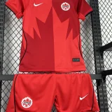 2026/27 Canada Home Red Kids Soccer Jersey