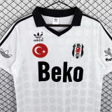 1990/1991 Besiktas Home White Retro Soccer Jersey
