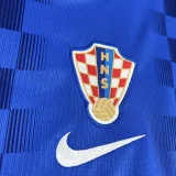 2026/27 Croatia Away Blue Fans Soccer Jersey