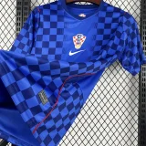 2026/27 Croatia Away Blue Fans Soccer Jersey