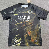 2026 PSG Dark Night Edition Black Fans Soccer Jersey  (2 Stars 2星）