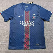 2025/26 PSG 1:1 Quality Home Blue Fans Soccer Jersey (2 Stars 2星）
