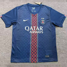 2025/26 PSG 1:1 Quality Home Blue Fans Soccer Jersey (2 Stars 2星）