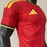 2026/27 Belgium Home Red Player Version Soccer Jersey