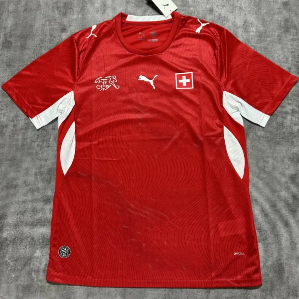 2026/27 Switzerland Home Red Fans Soccer Jersey
