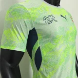 2026/27 Switzerland Away Yellow Player Version Soccer Jersey