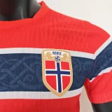 2026/27 Norway Home Red Player Version Soccer Jersey