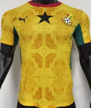 2026/27 Ghana Away Yellow Player Version Soccer Jersey