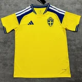 2026/27 Sweden Home Yellow Fans Soccer Jersey
