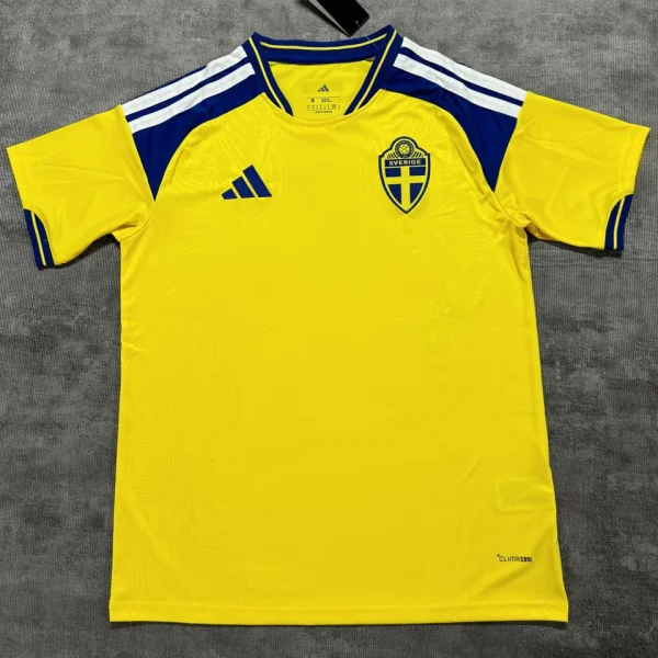 2026/27 Sweden Home Yellow Fans Soccer Jersey