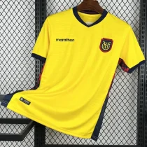 2026/27 Ecuador Home Yellow Fans Soccer Jersey