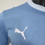 2026/27 Man City Home Blue Player Version Soccer Jersey