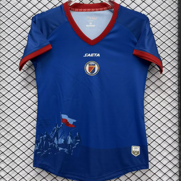 2026/27 Haiti Home Blue Women Soccer Jersey 女海地