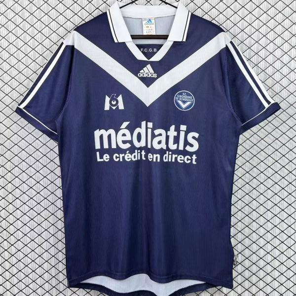 1999/2000 FC Girondins de Bordeaux Home Retro Soccer Jersey