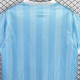 1990 Uruguay Home Blue Retro Soccer Jersey