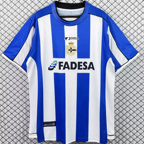 2002/2003 Deportivo La Coruna Home Retro Soccer Jersey