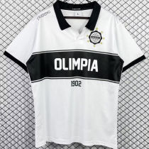2012 Club Olimpia Home White Retro Soccer Jersey