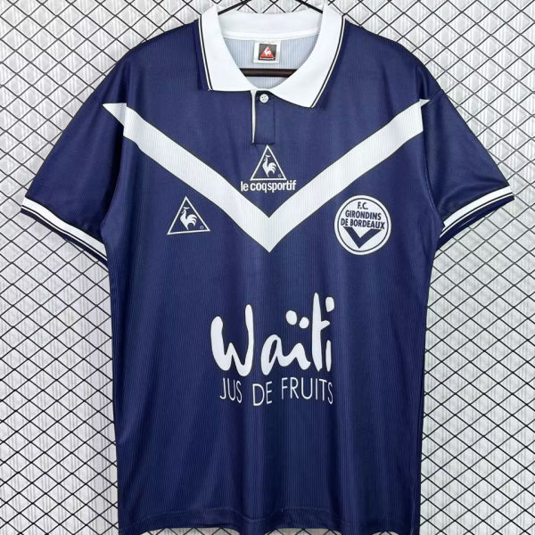 1998/1999 FC Girondins de Bordeaux Home Retro Soccer Jersey