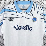 1991/1994 Napoli Away White Retro Soccer Jersey