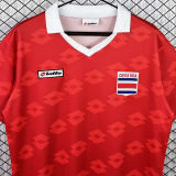 1990 Costa Rica Home Red Retro Soccer Jersey
