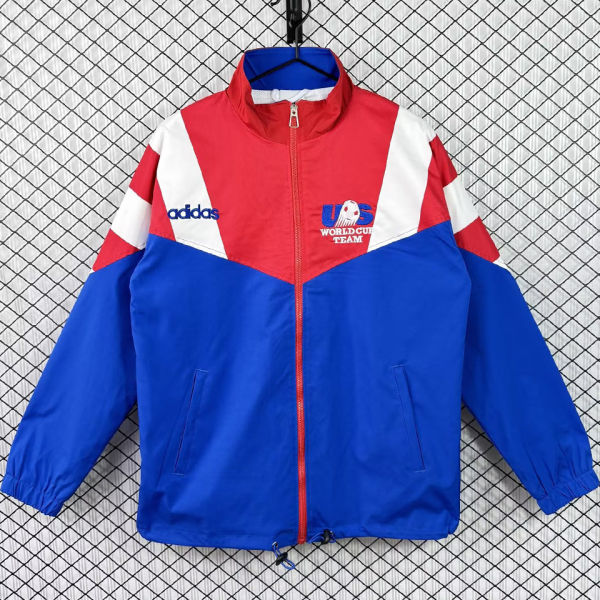 1994 U.S Red Blue Retro Windbreaker