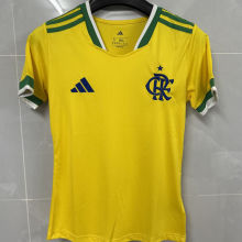 2026/27 Flamengo Special Edition Yellow Women Soccer Jersey 女