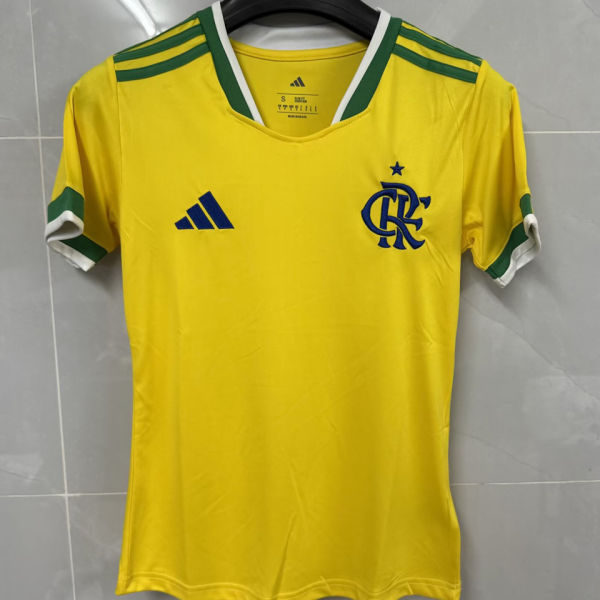 2026/27 Flamengo Special Edition Yellow Women Soccer Jersey 女