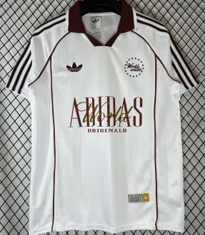 2026/27 AD White Retro Style Fans Soccer Jersey