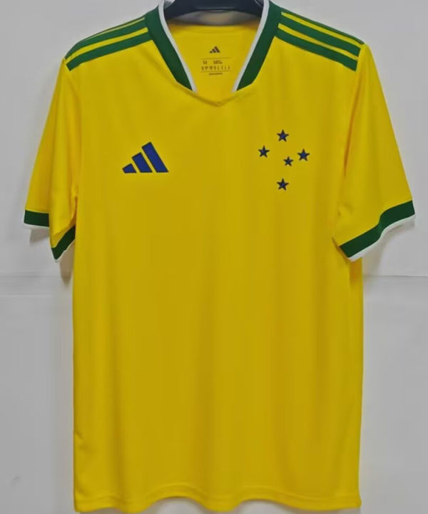 2026/27 Cruzeiro Special Edition Yellow Fans Soccer Jersey