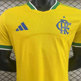 2026/27 Flamengo Special Edition Yellow Player Version Soccer Jersey