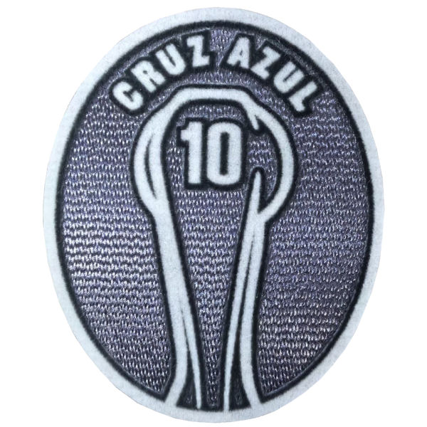 CRUZ AZUL 10 Patch 蓝﻿十字10字杯  (You can buy it alone OR tell us which jersey to print it on. )
