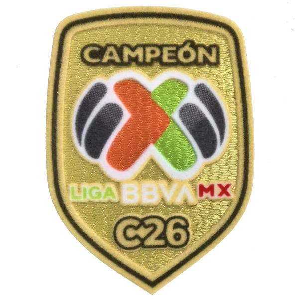 CAMPEON LIGA MX C26 Patch 墨西哥C26章  (You can buy it alone OR tell us which jersey to print it on. )