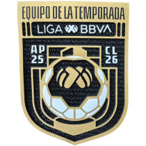 EQUIPO DE LA TEMPORADA  LIGA MX AP25 CL26 Patch   (You can buy it alone OR tell us which jersey to print it on. )