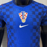MODRIĆ #10 Croatia Away Blue Player Version Soccer Jersey  2026/27 球员版