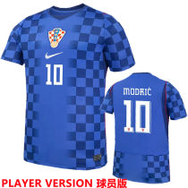MODRIĆ #10 Croatia Away Blue Player Version Soccer Jersey  2026/27 球员版
