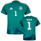 NEUER #1 Germany Goalkeeper Green Fans Soccer Jersey 2026/27