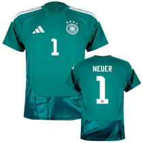NEUER #1 Germany Goalkeeper Green Fans Soccer Jersey 2026/27
